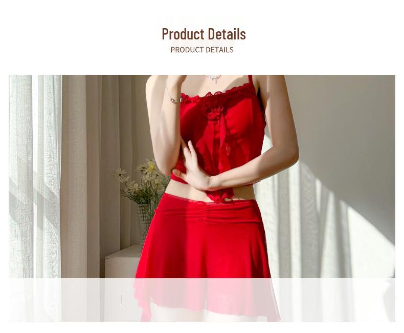 Fairy Women's Red Halter Neck Bikini - Sexy Bali Style Swimwear