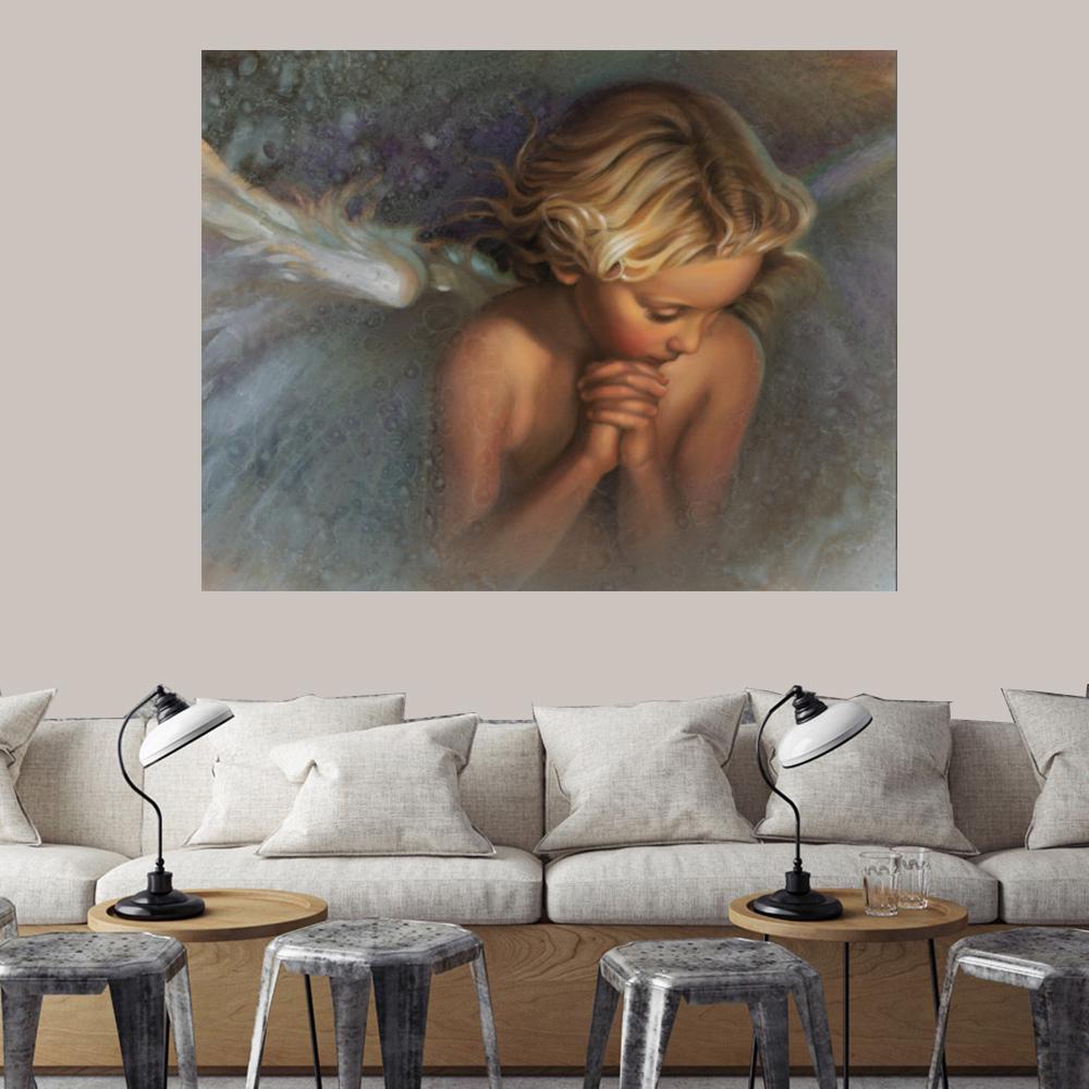 5D DIY Diamond Embroidery Angel Baby Diamond Cross Stitch Full Diamond Diamond Mosaic Home Decoration