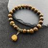 New Charm Men's Bracelet Fashion 8MM Natural Stone Pendant Tiger Eye Stone Bead Bracelet for Men