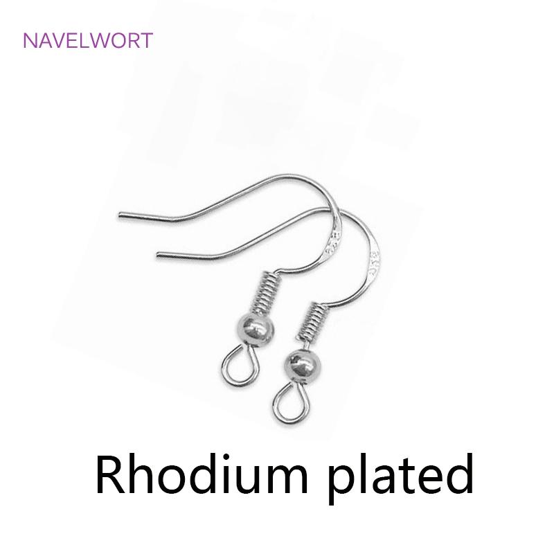 Trendy 14K Gold Plated Earring Hooks Findings Brass Metal Ear Wire Hooks For DIY Earring Making Accessories Crafts 20 pieces