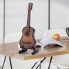 Guitar Model Mini Guitar Display Miniature Wooden Guitar Model Display Mini Musical Ornaments Craft Home Decor Mini Guitar Model