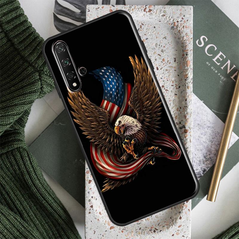American Eagle For Huawei Nova 7i 8i 11i 12i 12s 9 10 SE Y91 Y90 Y60 Y70 Y72 Y61 P30 P40 Lite P60 Pro Case