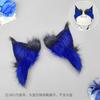 Motorcycle Helmet Ear Accessories Cat Ears Wolf Animal Style Fluffy Headgear Scooter Riders Customization