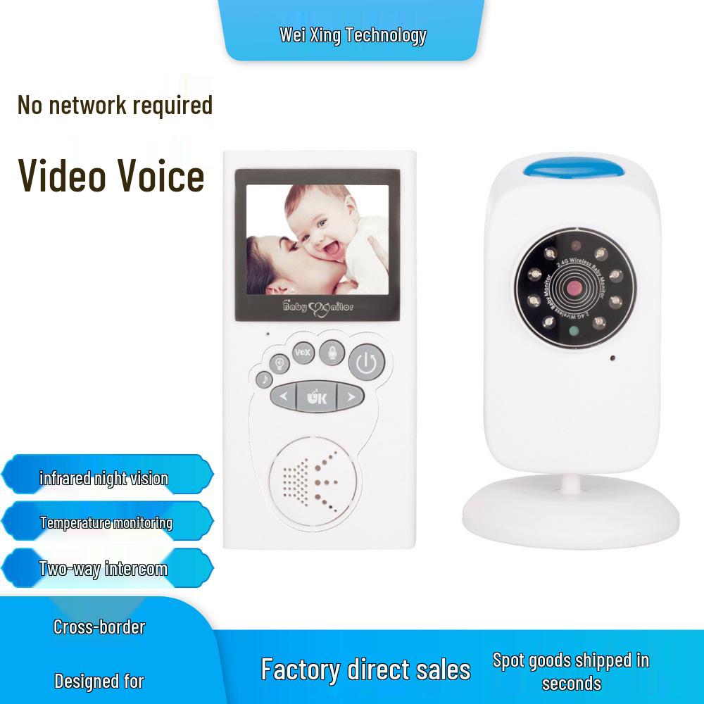 

Portable Baby Monitor with Soothing Lullaby Camera GB101 Size