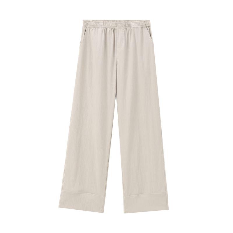 Kaslead New Arrival Women's Fashion Style Texture Kimono Shirt Casual Pants 5427754 5427502