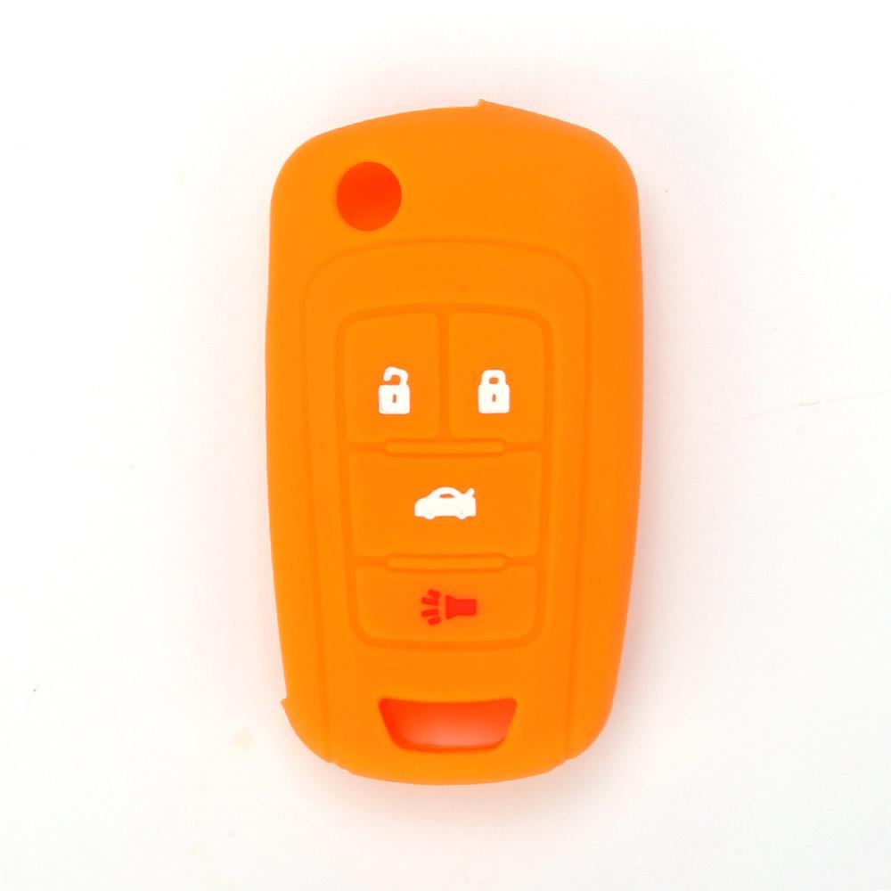 For Buick 4-button Old LaCrosse Silicone Key Cover Soft Rubber Key Bag Car Remote Control Anti-theft Device Protective Cover
