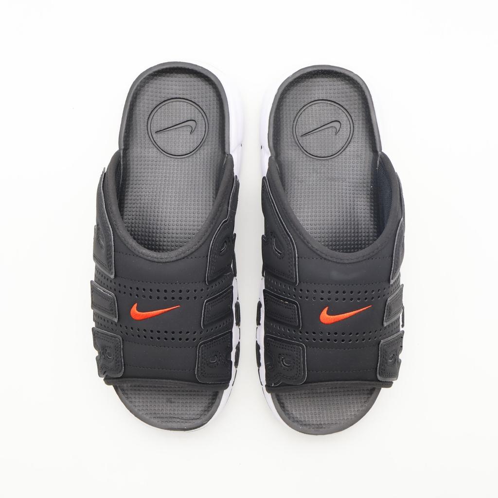 FJ2707-001 Nike Air More Uptempo Slide Black Clear White (Men's)