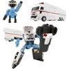 Takara Tomy Tomica Job Labor TJBDX Exceed Job Labor Police Fire Emergency Miniature Car Toy for Ages 3 and Up