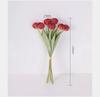 7 Heads High Quality Artificial Silk Cloth Tulip Flower Bundle For Wedding