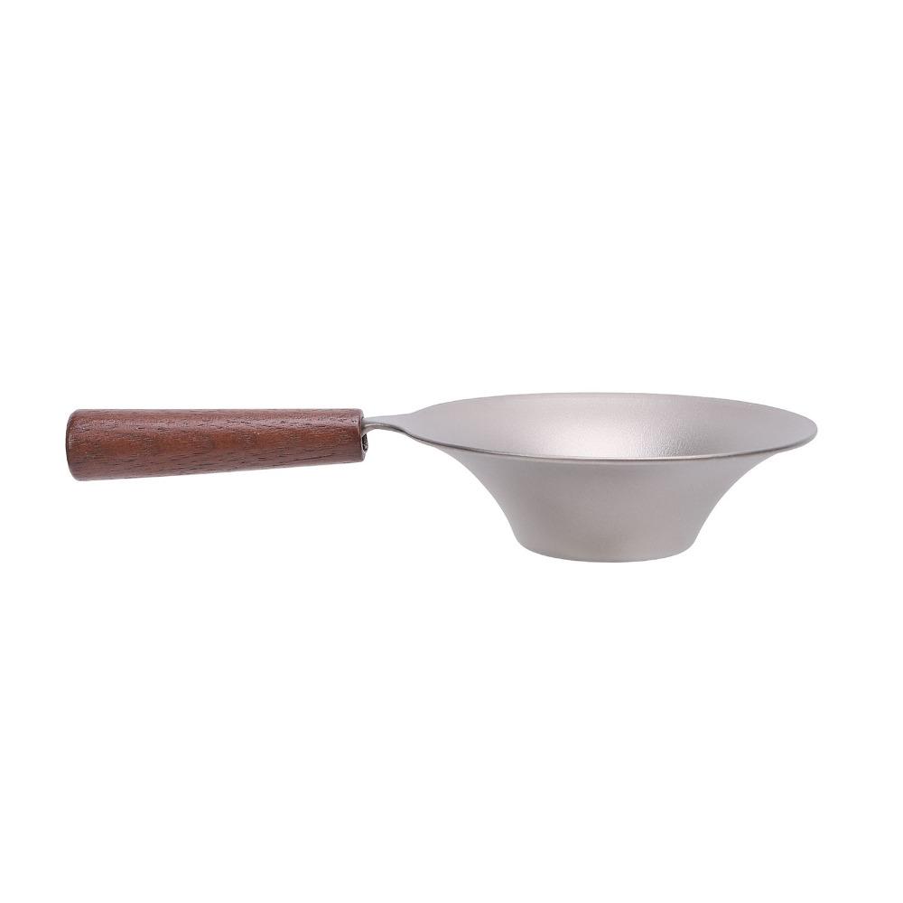 Solid Wood Handle Tea Filter Lightweight Ti Mesh Tea Sieve Tea Fine Mesh Strainer Loose Leaf Tea