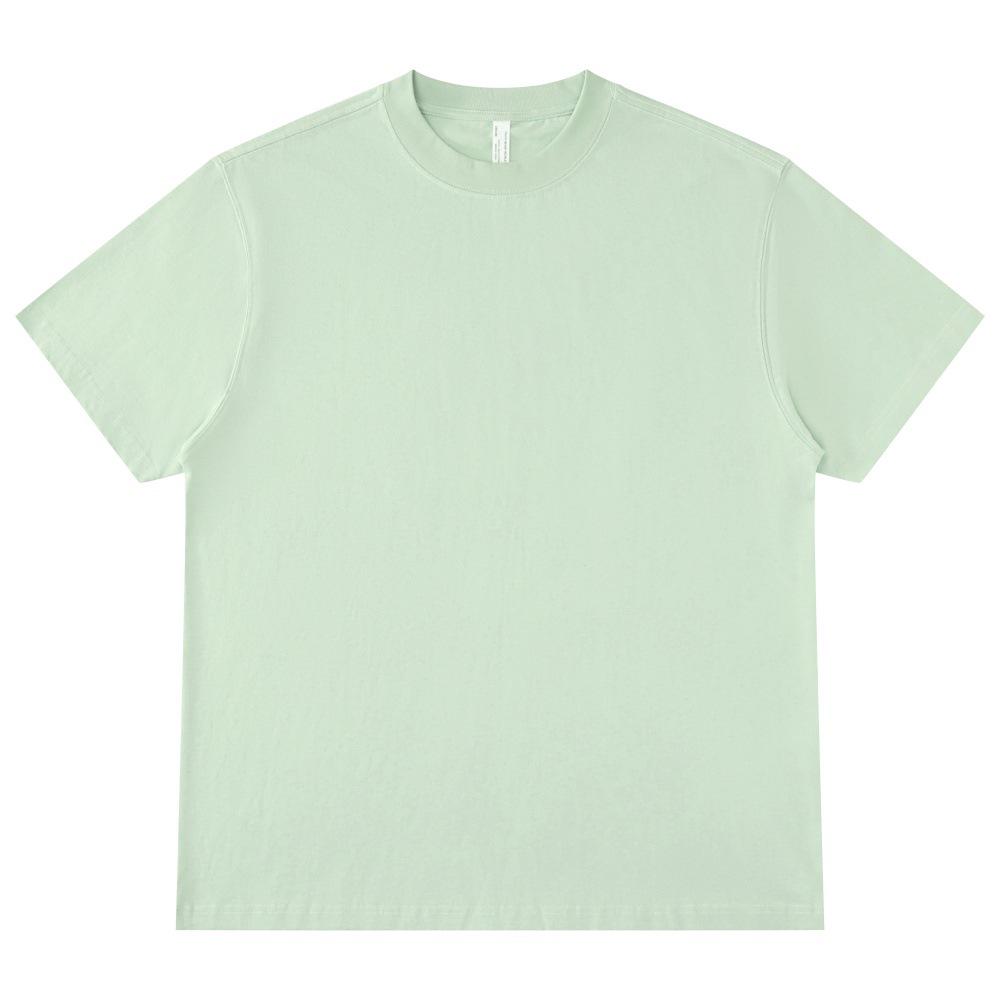 LVLV | Kids & Teens 240g Pure Cotton Loose Fit Retro Short Sleeve Parent-Child T-shirt, Class Uniform Trendy