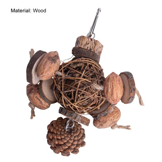 Parrot Toy Fine Workmanship Bite Resistant Teeth Grinding Hanging Pet Parrot Bite Toy Pet Supplies