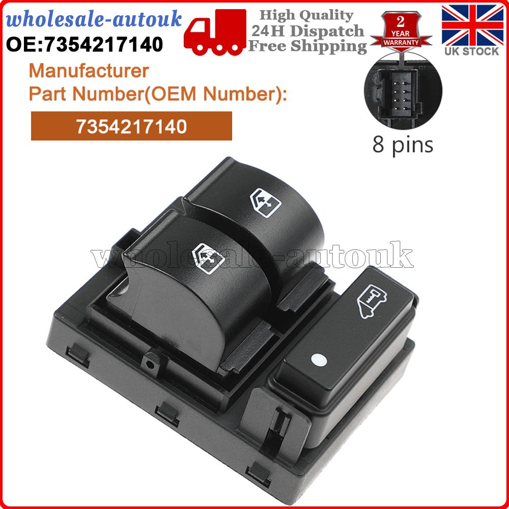 735421419 Electric Window Switch For Fiat Ducato Doblo Peugeot Boxer Citroen