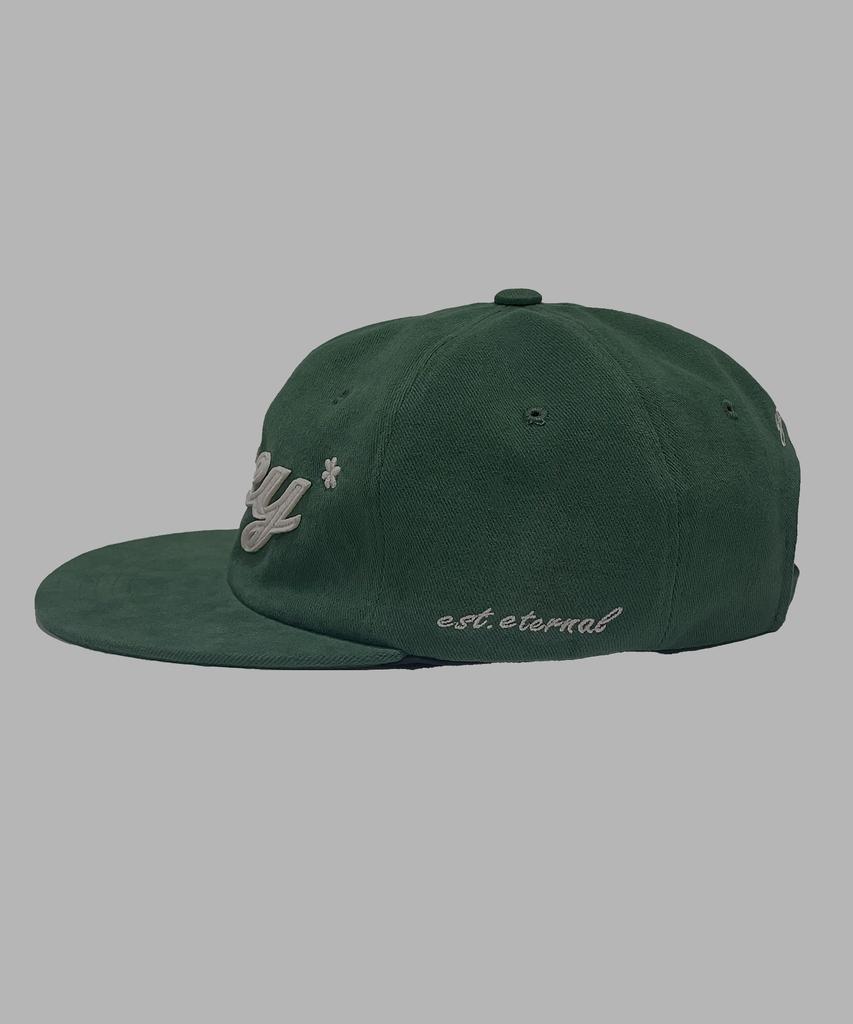 Hyui Applique Cap [Deep Green]