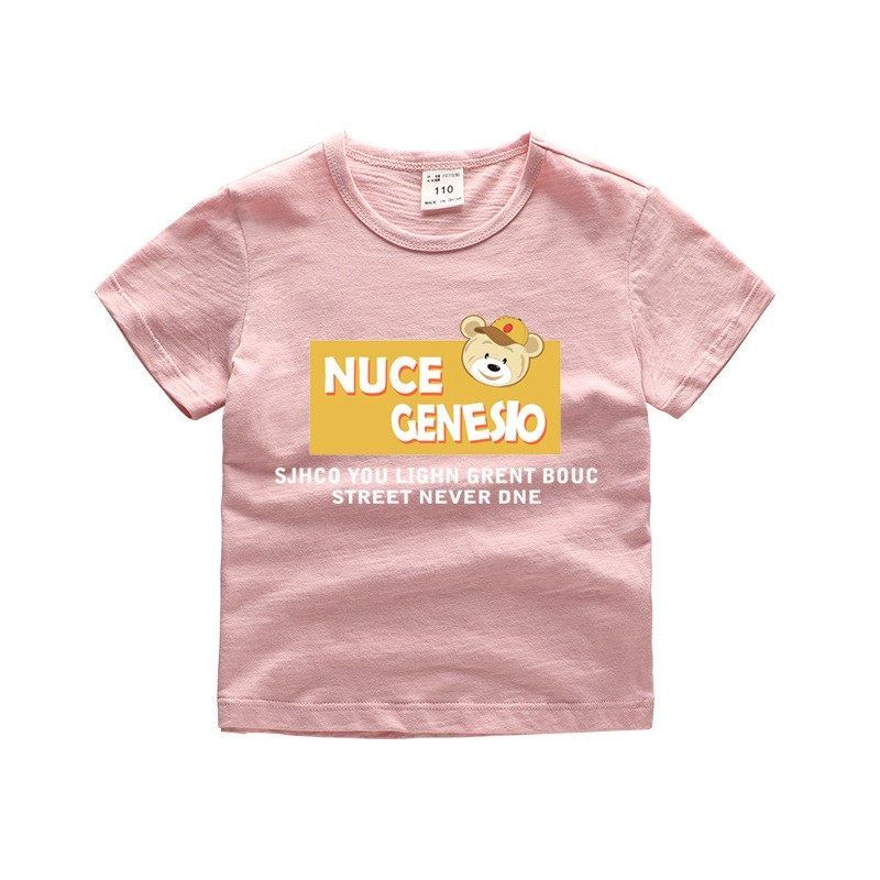Slub Cotton Crew Neck Light Breathable Solid Color Ins Short Sleeve