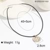 Stainless Steel Four -Leaf Clover Necklace For Women Versatile Simple Fashion Pendant Necklace 