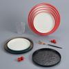 Melamine Western Food Plate Stone Grain Dessert Dishes Plate Simple Steak Plate  Restaurant