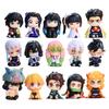 Demon Slayer Figure Q Version Sitting ToyTomioka Giyuu/Tokitou Muichirou/Mitsuri/Tanjirou/Obanai/Nezuko pvc Model Doll Xmas Gift