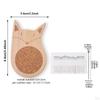 Pin Cushion Needle Organizer Wooden Crafting Supplies Lightweight Holder Pad for