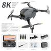 S177 8K Dual HD Camera Drone Professional Obstacle Avoidance 5G Brushless Motor Foldable Quadcopter Helicopter for Boy Gift Toys
