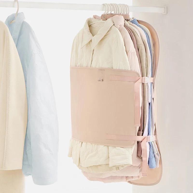 1pc Clothing Storage Board Dustproof Cover for down Jaet Fabric Wardrobe Storage Bag Household Dustproof Tools