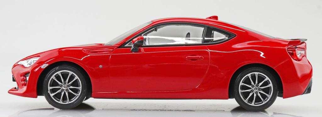 Aoshima Bunka Kyozai Rakupla Snap Kit Toyota 86 Pure Red Plastic Model 1/32 No.08-PR Pre-Colored (Automobile)