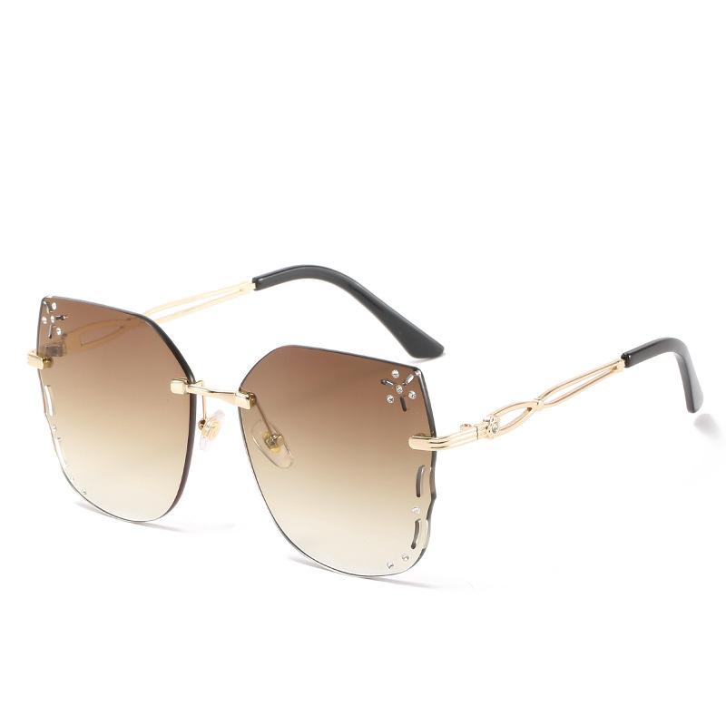 JYL TS Sunglasses Unisex UV Protection Square Street s068 A-11585 седло коричневый