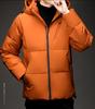 Men's Winter Hooded Down Jacket - Fashionable, Casual, Warm, Thick Windbreaker with White Duck Down Filling