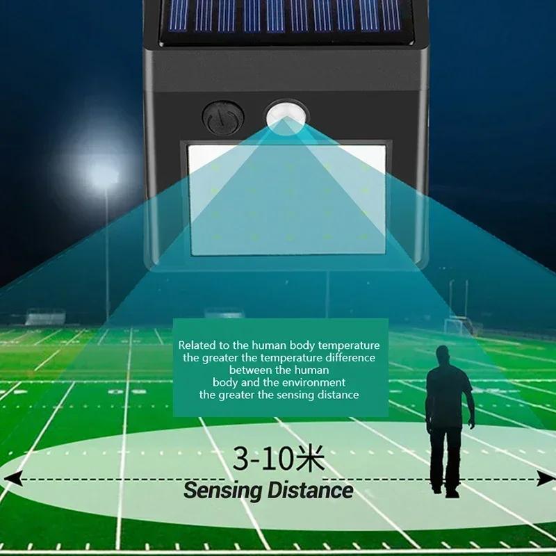 Solar Light PIR Motion Sensor Wall Light Outdoor Solar Lamp Waterproof Solar Powered Sunlight Street Lamp Garden Decor