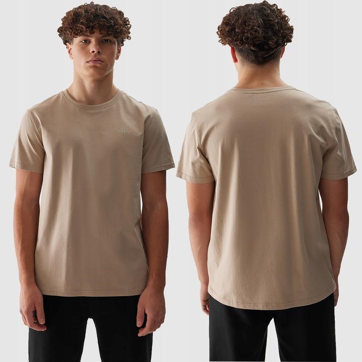 4F T-Shirt Męski Koszulka Sportowa Basic