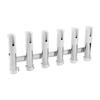 6 Tubes Fishing Rod Holder Stainless Steel Fishing Pole Rack for Boats Trucks Kayak Boxes