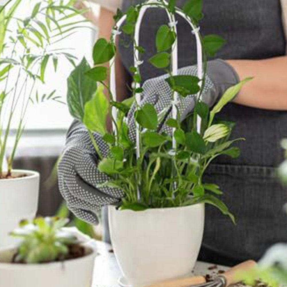 2pcs U-Shaped Acrylic Plant Climbing Frame Plant Support Plant Stakes For Indoor Vines Flowers Garden Tools