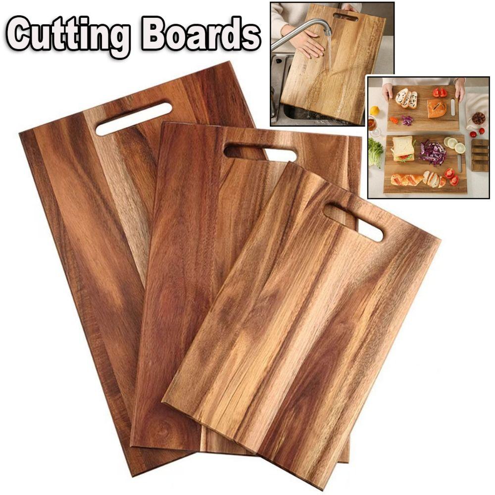 Rectangle Cutting Boards Natural Color Chopping Block Kitchen Chopping Board Outdoor Picnic
