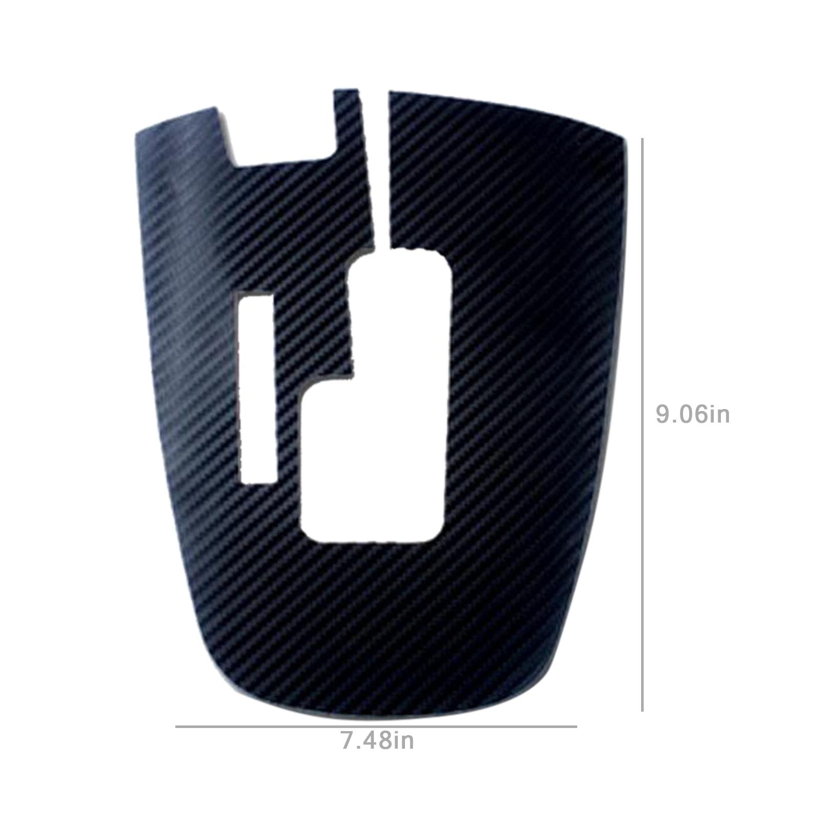 

Имитация углеродного волокна автомобиля головка переключения передач панель переключения наклейка для Nissan X-Trail XTrail T32 2014-2020 автомобильный интерьер новый чёрный