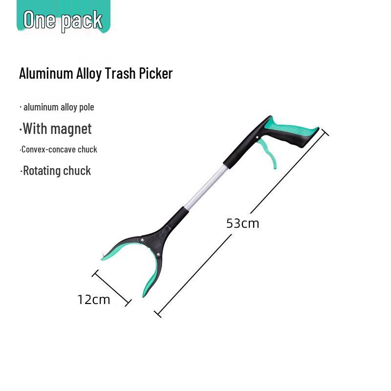 

Складной алюминиевый захват для мусора с длинной ручкой для школьников 53cm