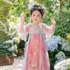 Girls' Chinese Style Hanfu Summer Dress - Meng Hu Peach Dew Collection