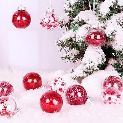 24ks 6cm Vianočné gule Vianočný stromček Závesné ozdoby Guľa pre domov Navidad Novoročný darček Prívesok Vianočné dekorácie