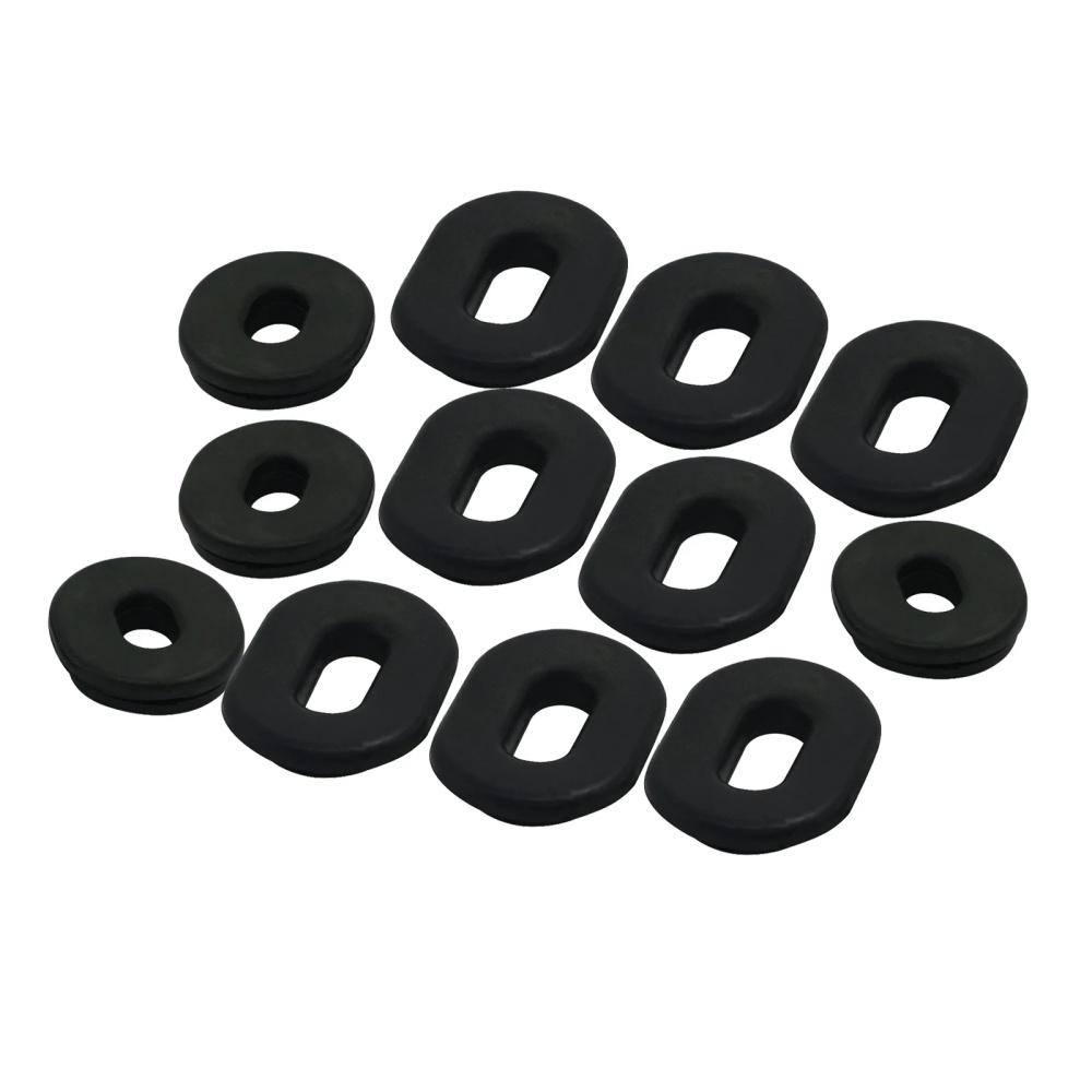 12 stuks Rubberen Zijpaneel Frame Doorvoertuig Set Voor Honda 83551-300-000 17247-303-000