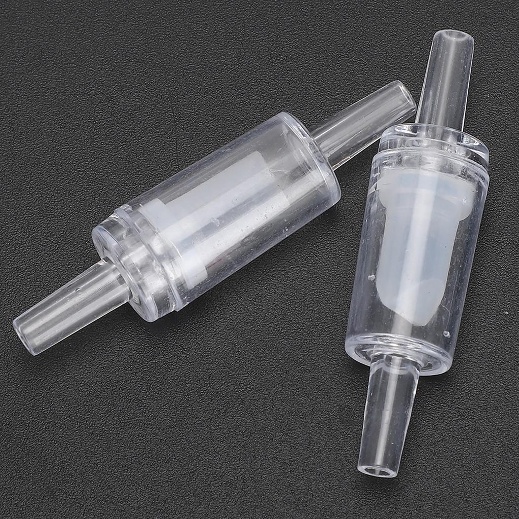 20pcs Aquarium Fish Tank Air Pump Accessories Unidirectional Water Check Valve Transparent
