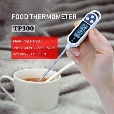TP300 Digital Food Thermometer Probe For Kitchen BBQ Meat Water Milk Oil Tea Soup Electronic Oven Temperature Measuring Tool