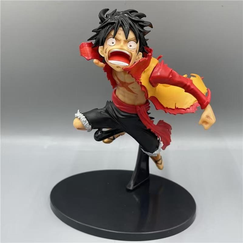 

One Piece Anime Figure Decisive Battle Luffy Styling King Statue Model PVC Desktop Decoration Kids Christmas Toys Gift