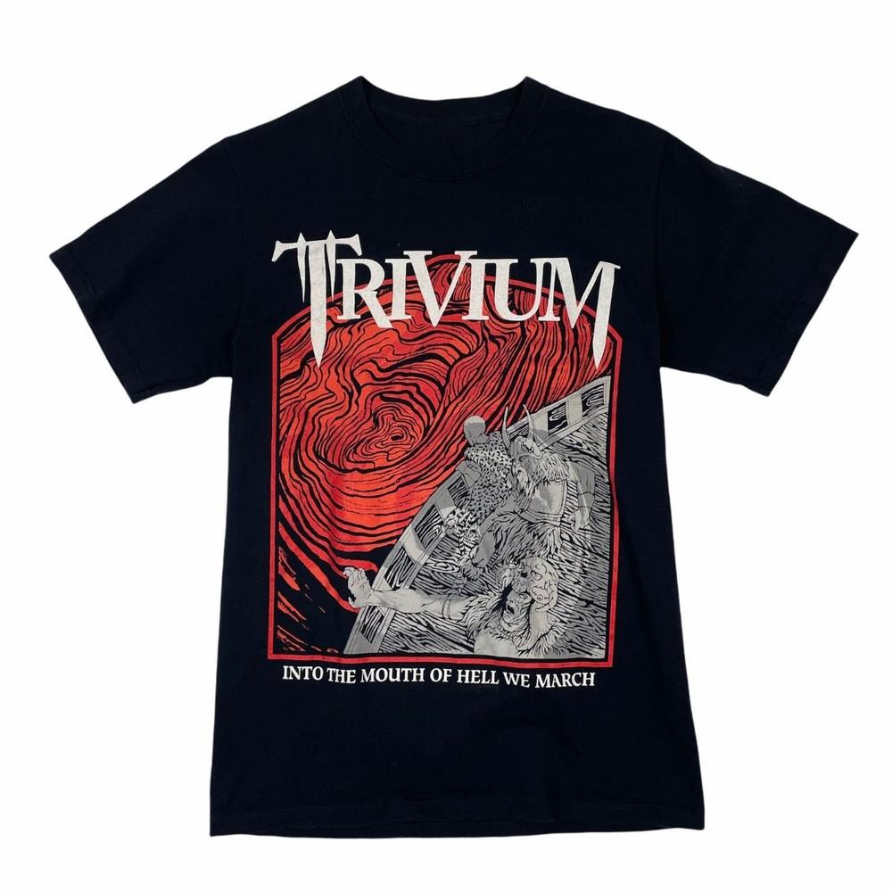 

Hot Trivium Into The Mouth Of The Hvll Black Unisex Shirt Size S 2345XL Unisex T-Shirt XL
