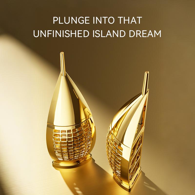 MORAKOT Golden Parfum, Burj Al Arab Inspired Sailboat Luxury Fragrance for Men & Women,  Sandalwood, Sea Notes, Long Lasting, 75ml