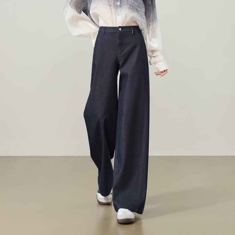 ESE-Y Lyocell Cotton Blend Wide-Leg Casual Pants M