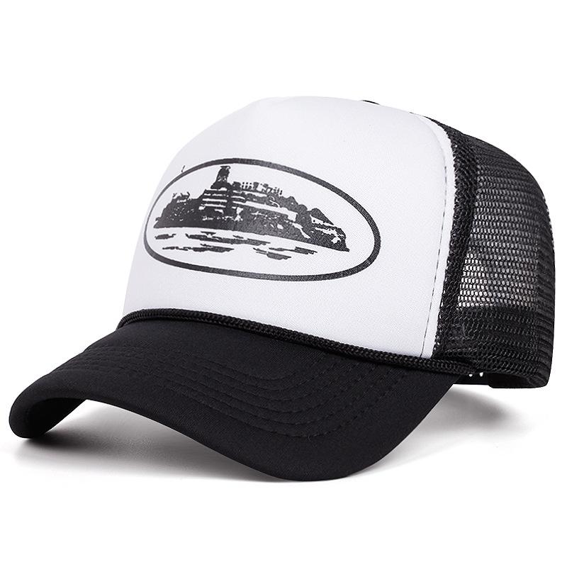 Čtyři roční období Síťovaná baseballová čepice Dámská Pánská Módní Ležérní Prodyšná Písmeno Ikona Unisex HipHop Trucker Čepice Venkovní Sportovní Táta Klobouk
