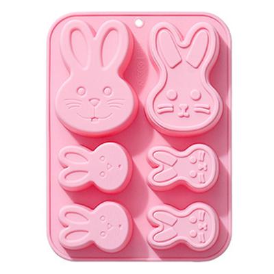 Molde de Doces Fofo 6 Cavidades Atmosfera de Páscoa DIY