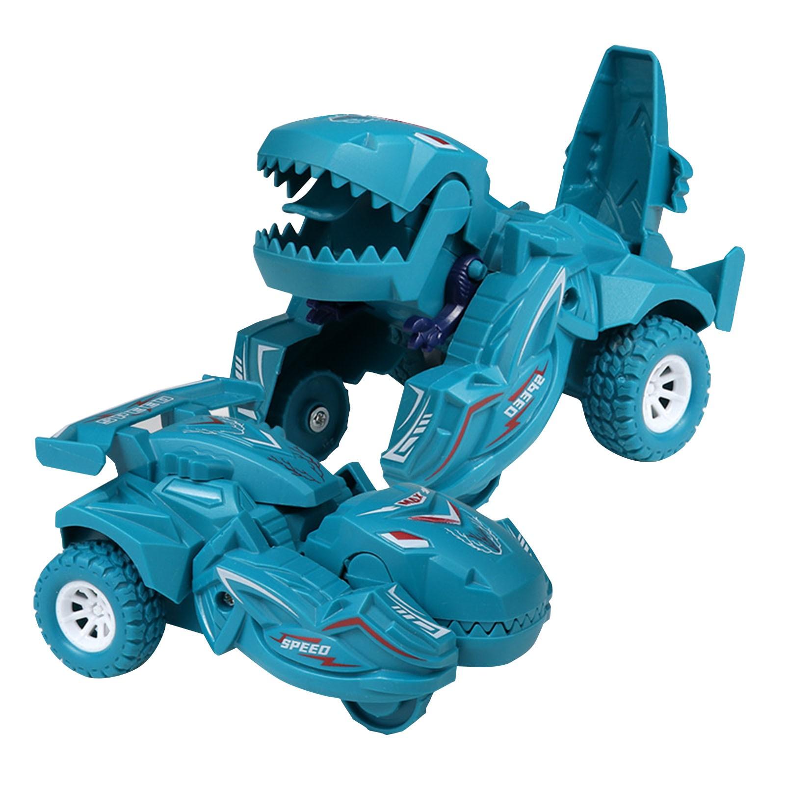 

(H0826)Дитячі машини-динозаври, об’єднані в одну, автомобіль-трансформер-динозавр, трюкова машина, іграшка в подарунок Темно-синій