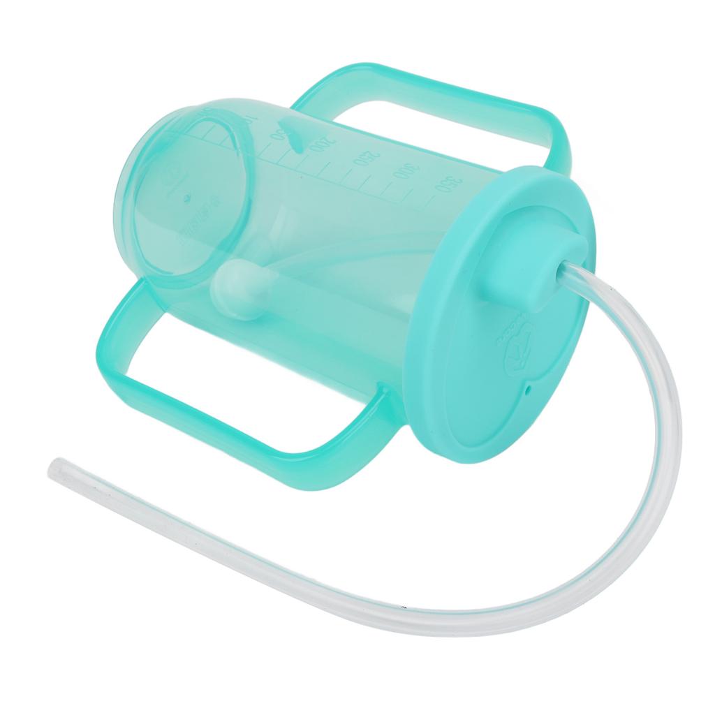 Adult Sippy Cup Spill Proof Convalescent Feeding Drinking Cup with Dual Handle for Elderly Disabled Patients
