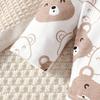Moda 4 Colori 0-9 Mesi Neonato Orsetto Set Completo 4 Pezzi Autunno Tuta a Manica Lunga+Pantaloni+Cappello+Calzini Tuta Casual per Bambino Vestiti Regalo