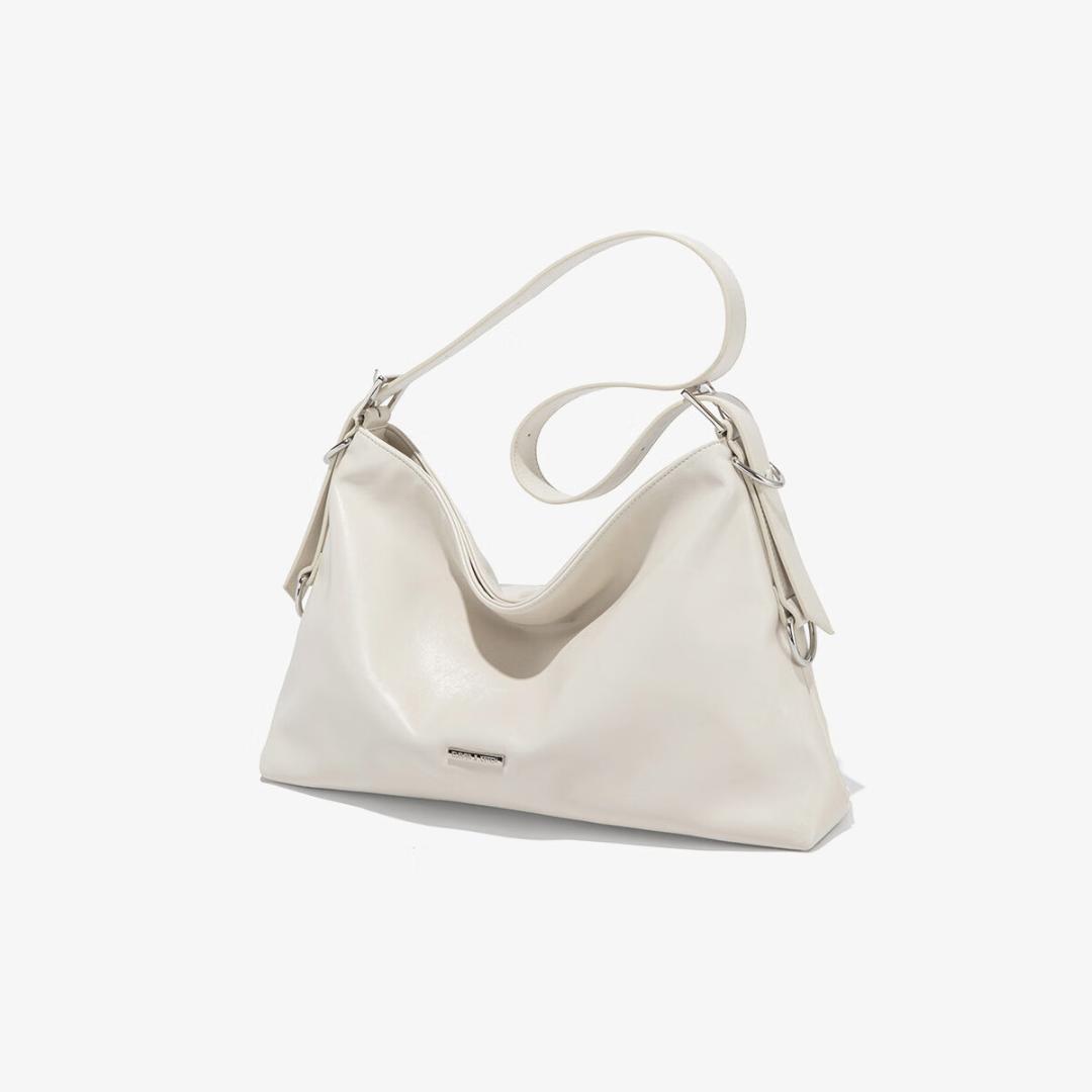 Легкая роскошная сумка-тоут, женская сумка, ниша, высококачественная сумка на плечо, сумка подмышки, длина 40 см, ширина 9 см, высота 26 см белый